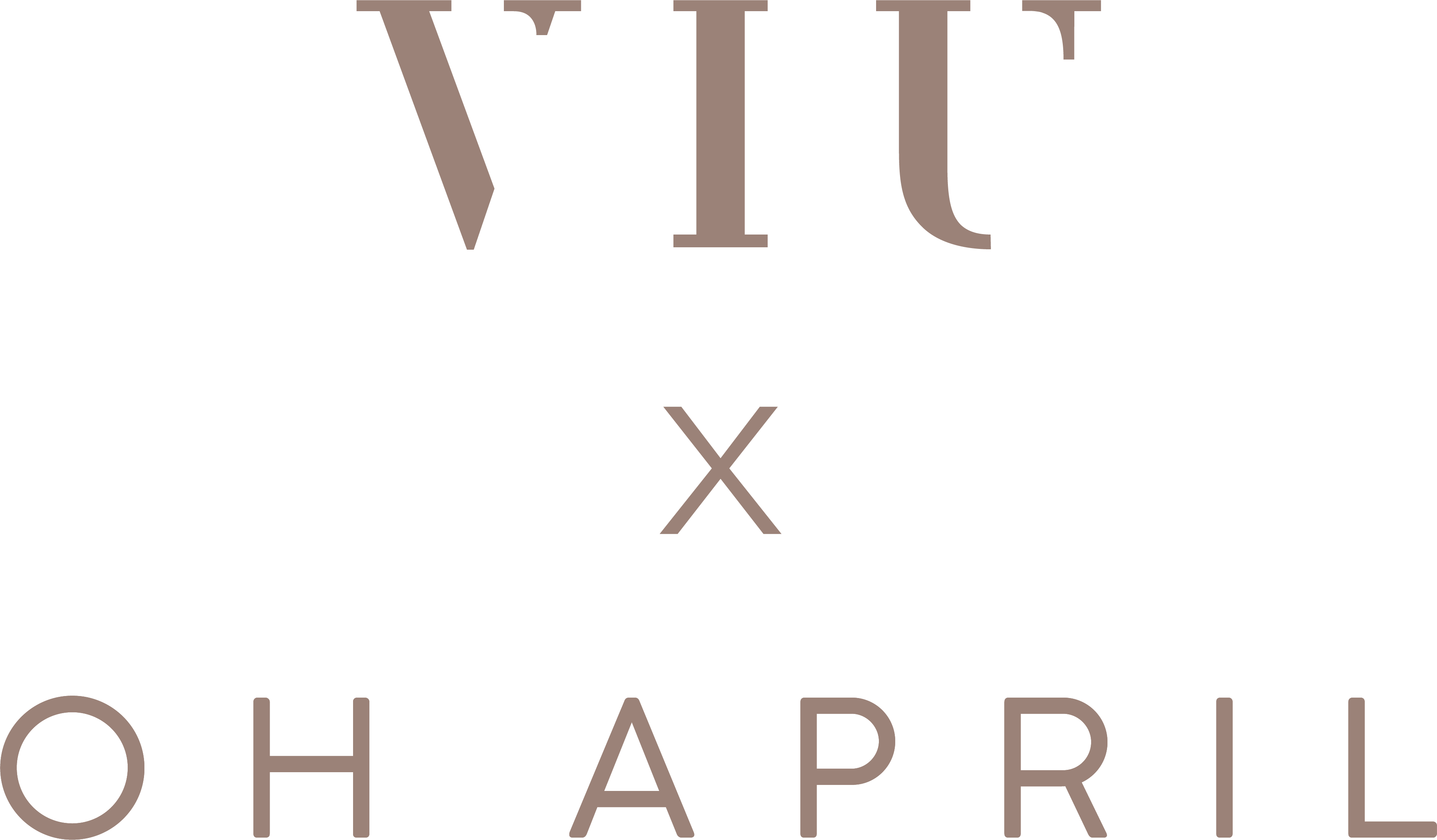VIU x OH APRIL LOGO Taupe